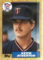 1987 Topps Baseball Cards      052      Keith Atherton
